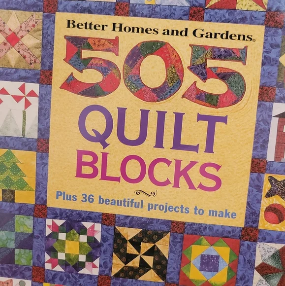 Better Homes & Gardens 505 Quilt Blocks - Plus 36 Beautiful Projects to Make. - Picture 2 of 5